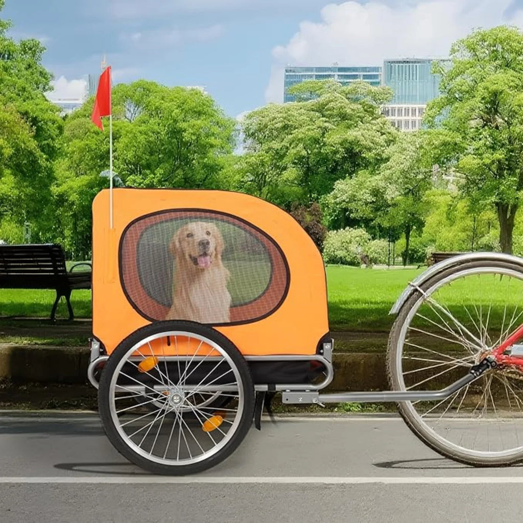 Bike Trailer for Medium & Large Dogs for Bicycle & Jogger