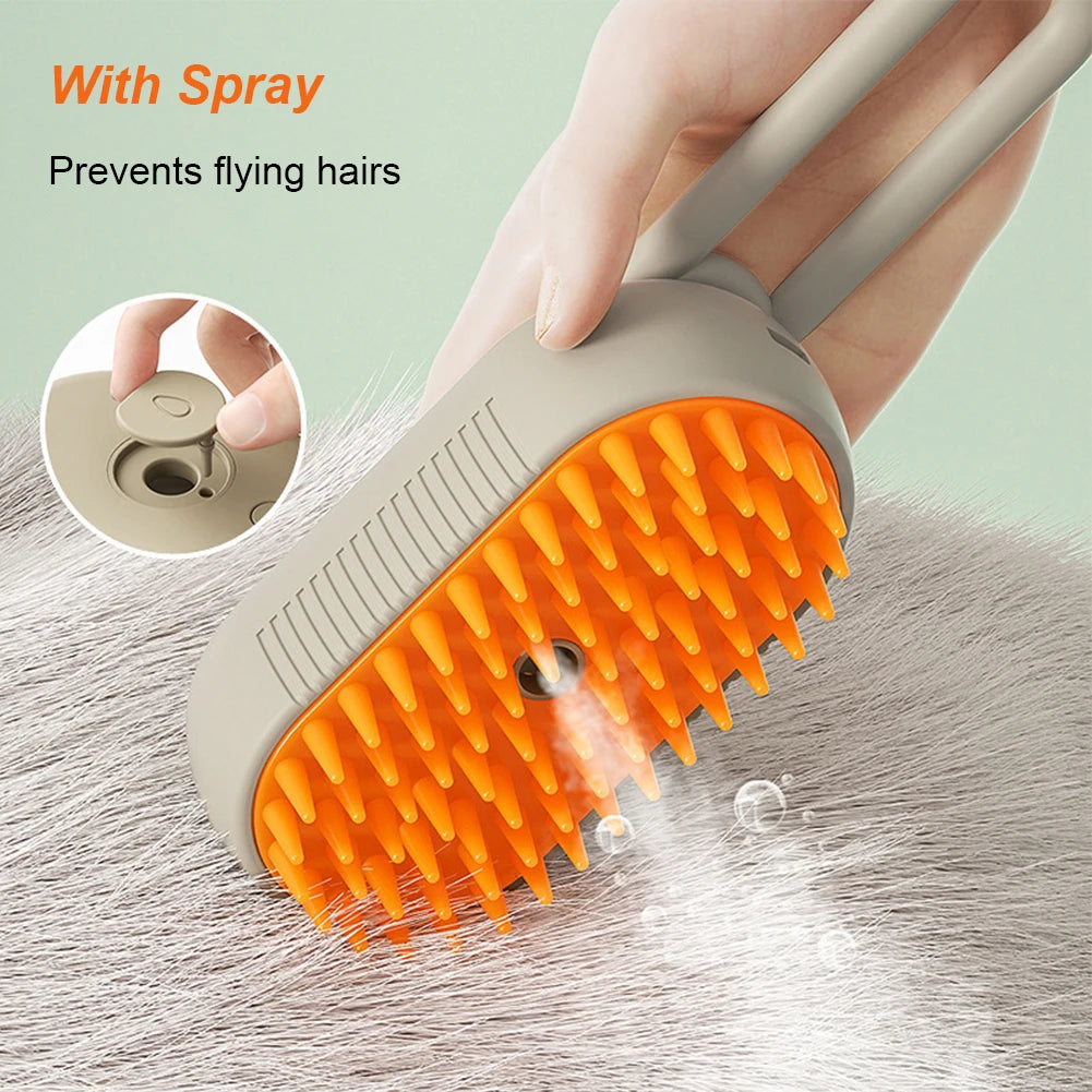 Steam massage Brush for Cats&Dogs