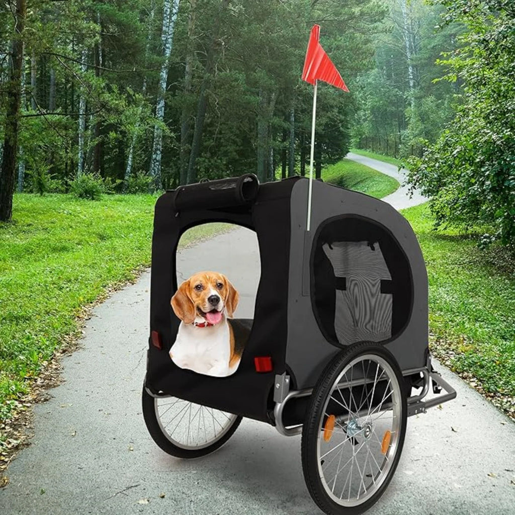 Bike Trailer for Medium & Large Dogs for Bicycle & Jogger