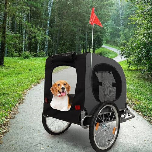 Bike Trailer for Medium & Large Dogs for Bicycle & Jogger