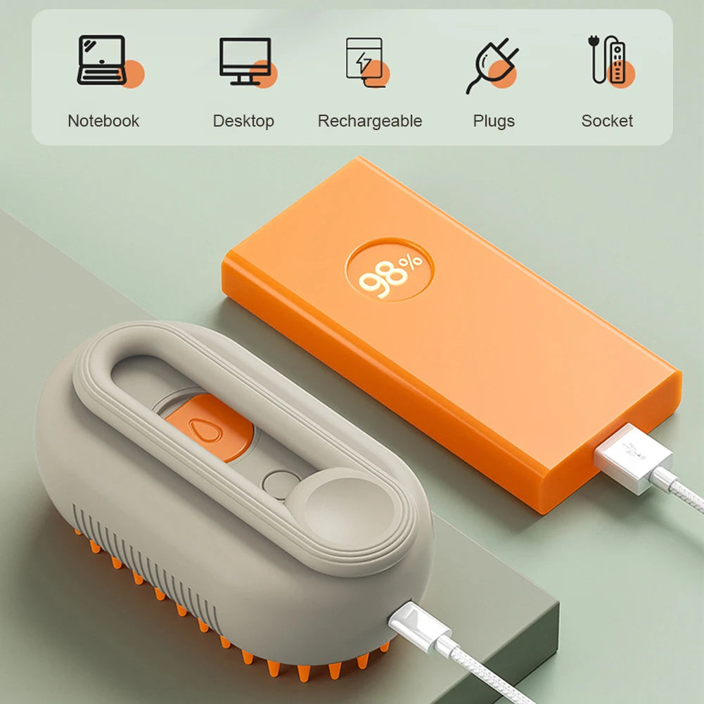 Steam massage Brush for Cats&Dogs
