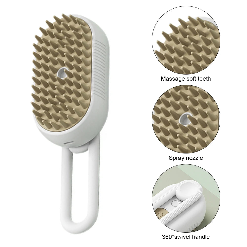 Steam massage Brush for Cats&Dogs