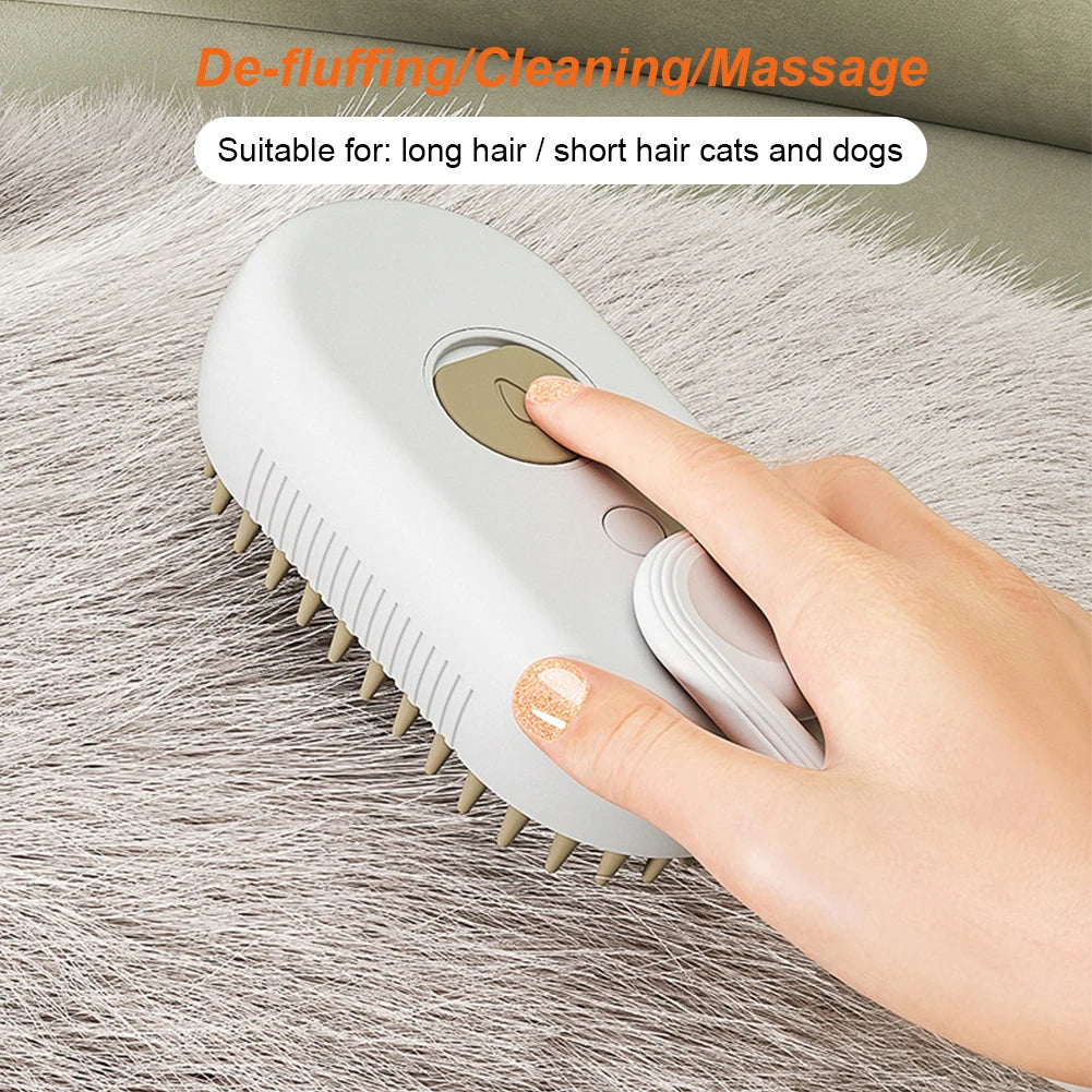 Steam massage Brush for Cats&Dogs